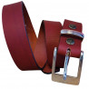 Ceinture rouge en cuir de buffle Tucker