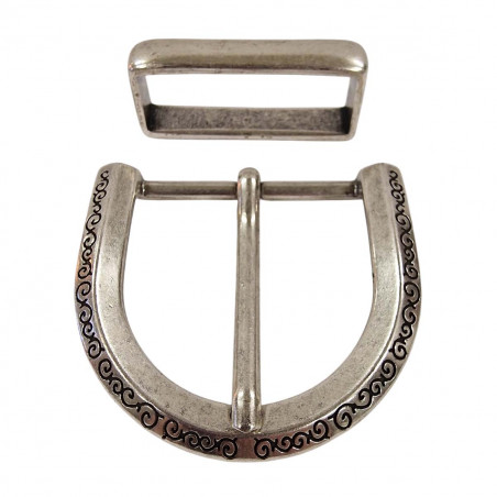 Boucle de ceinture ornements, boucle avec motifs,  Tucker