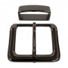 Boucle de ceinture tendance, couleur anthracite,  Tucker