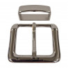 Boucle Argent brillant pour ceinture 40 mm