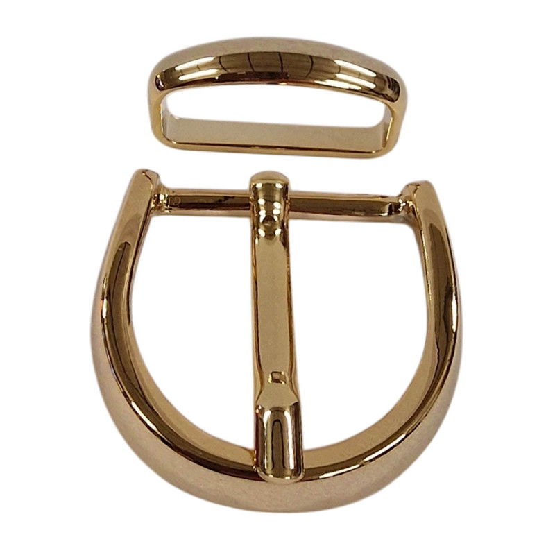 Boucle de ceinture couleur or, Tucker