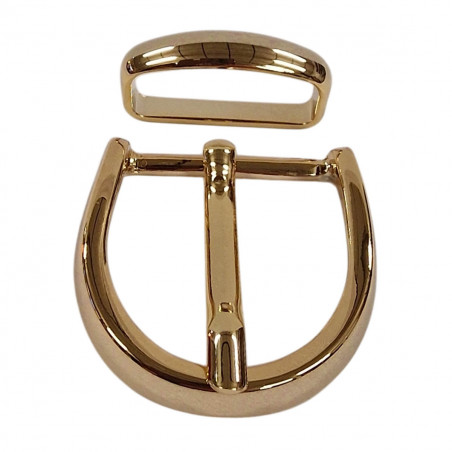 Boucle de ceinture couleur or, Tucker