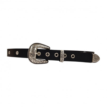 Ceinture boucle western, cuir de buffle pleine fleur, ceinture bijoux. Ceinture cuir Unisexe. Tucker