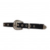 Ceinture boucle western, cuir de buffle pleine fleur, ceinture bijoux. Ceinture cuir Unisexe. Tucker