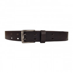 Ceinture homme cuir double ardillon,  Tucker. Cadeau original