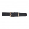 Ceinture large embossée motif roses, Tucker