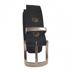 Ceinture cuir de taureau, motifs roses,  Tucker