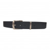 Ceinture cuir de taureau, motifs roses,  Tucker